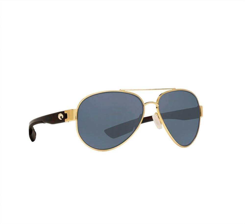 NEW COSTA DEL MAR men's 580p southpoint sunglasses in gold/gray